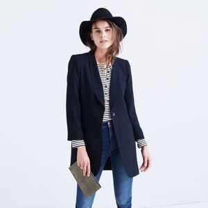 Madewell Trevi Drapey Blazer 00